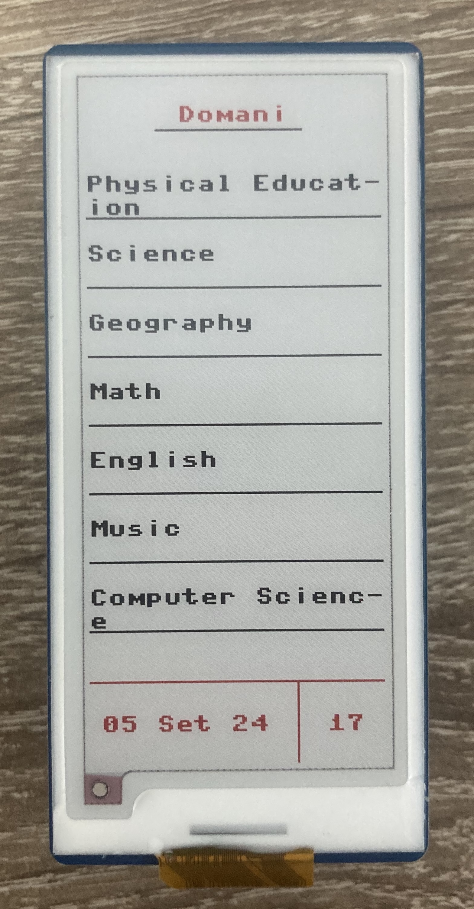 E-Ink Display